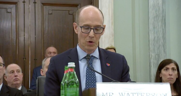 Southwest COO testifies