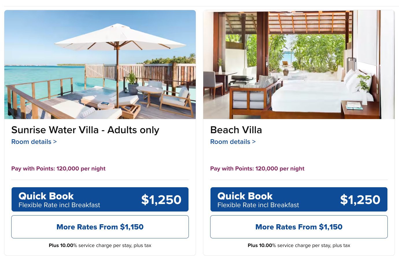 conrad maldives room types