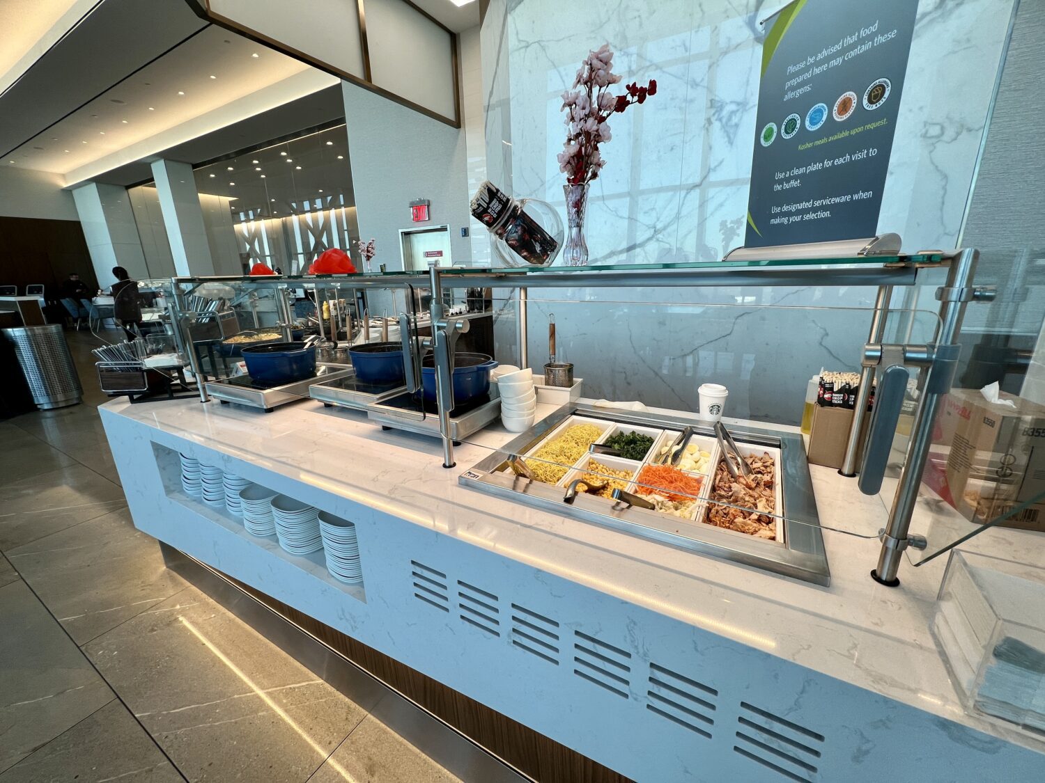 ramen bar in a delta sky club