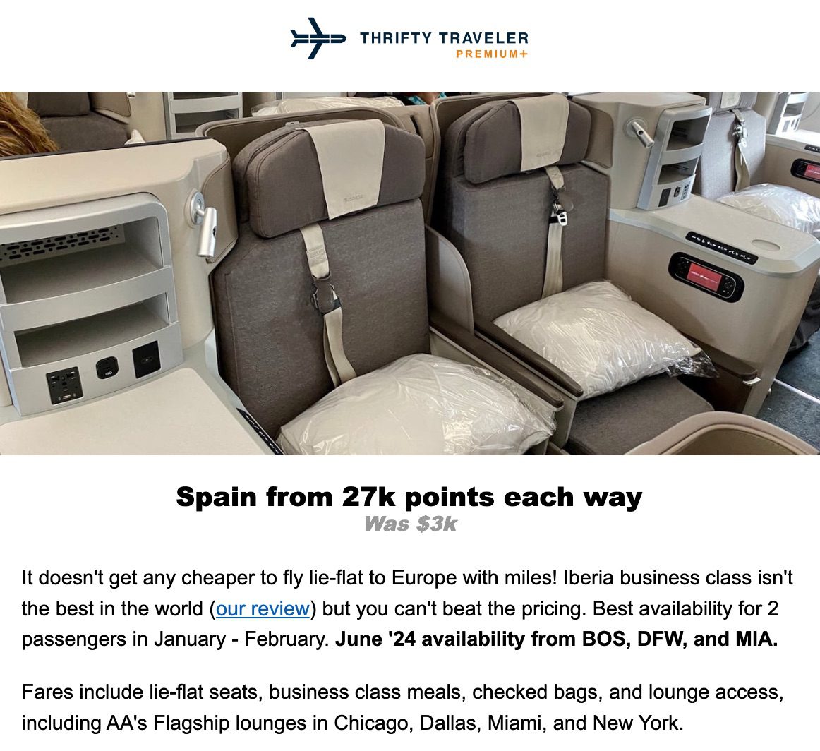 premium deal iberia