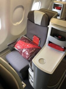 Iberia business class window seat