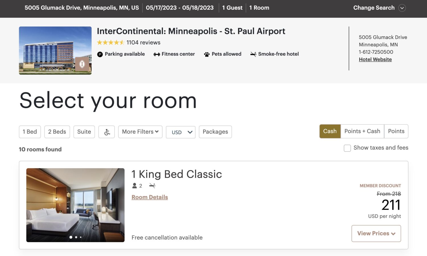 Intercontinental off peak fares