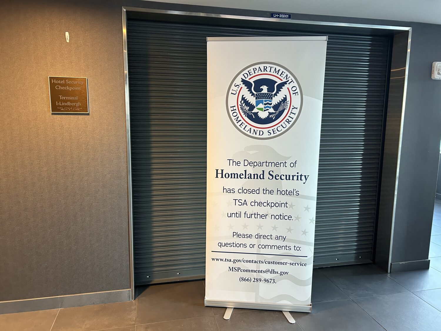 Intercontinental MSP Skyway closure