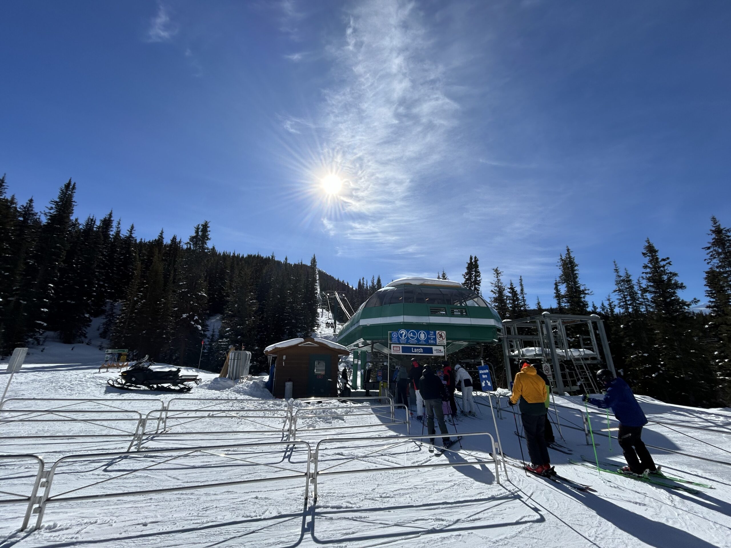Lake Louise lift line