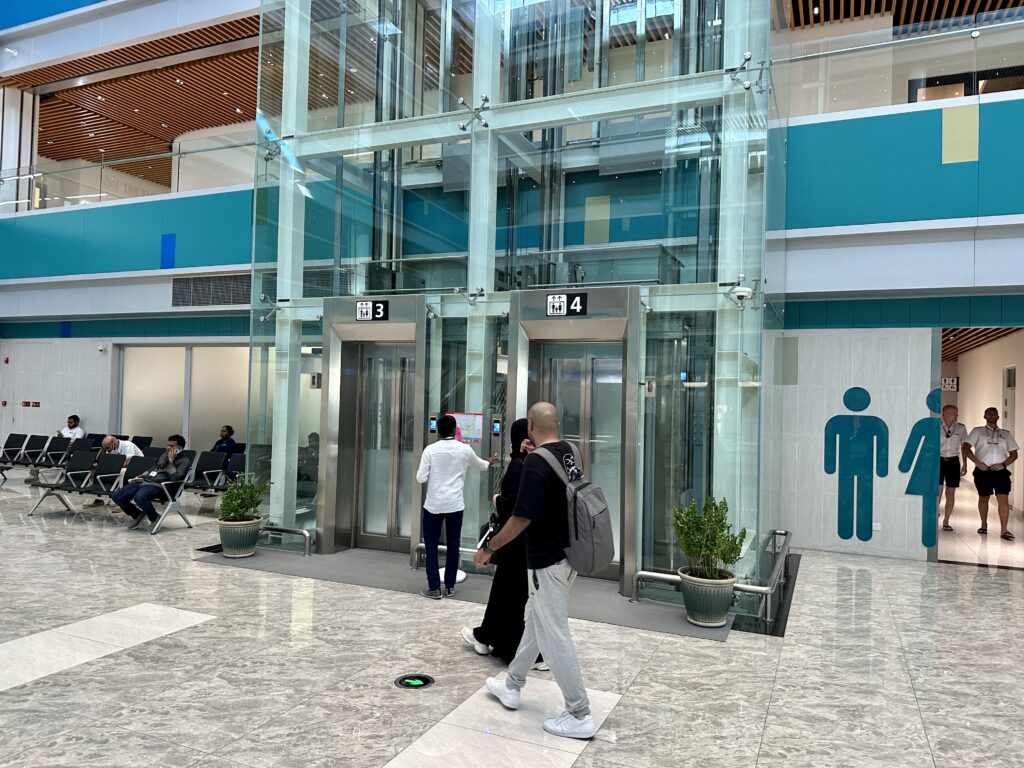 Male sea plane terminal