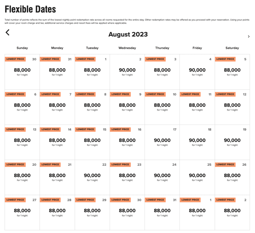 St. Regis Maldives August 2023 Availability