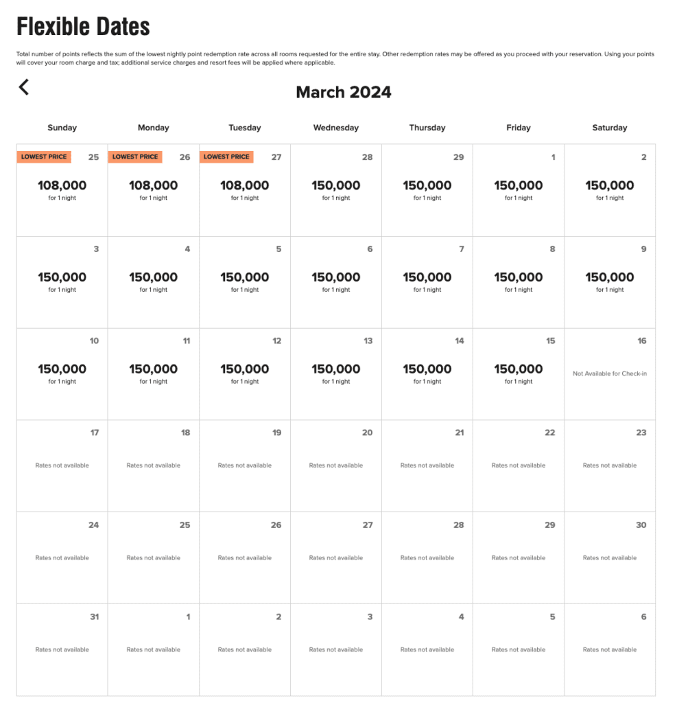 St. Regis Maldives March 2024 Availability