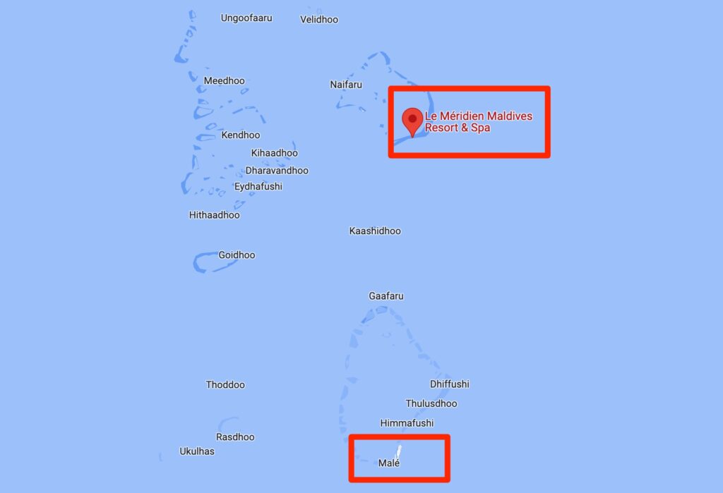 le meridien maldvies map