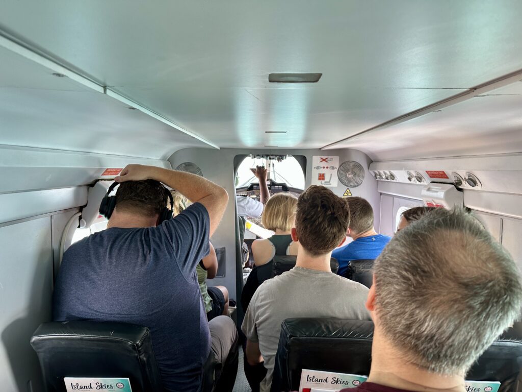 male seaplane transfer