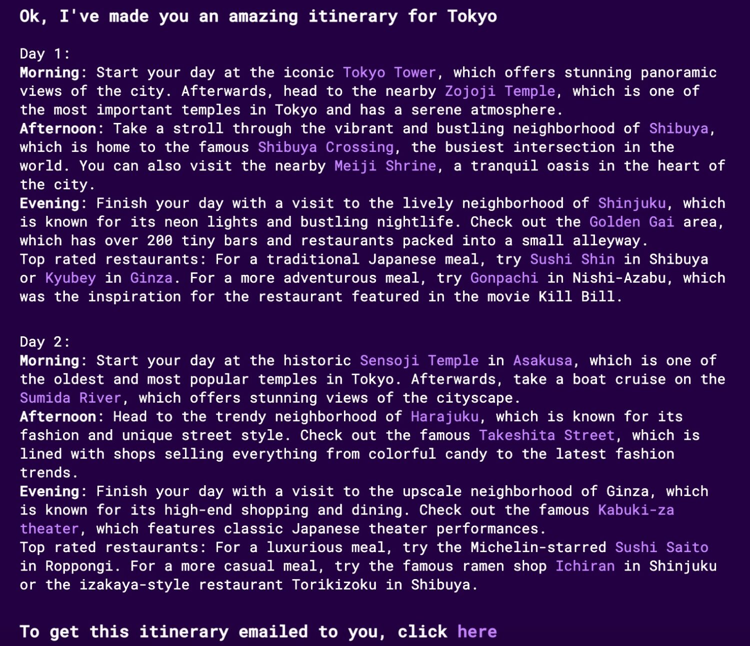 roamaround tokyo itinerary