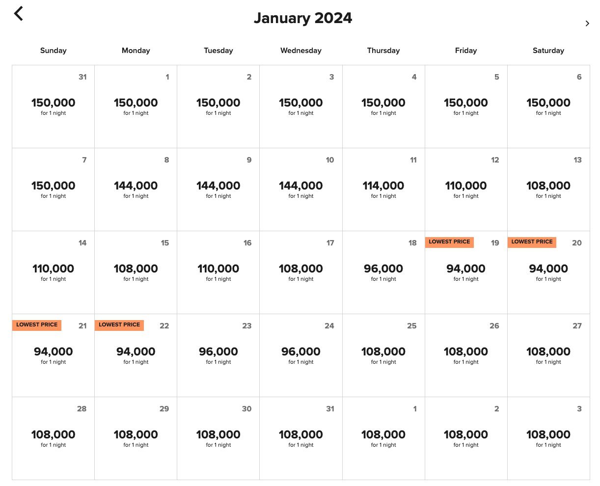 st regis maldives january