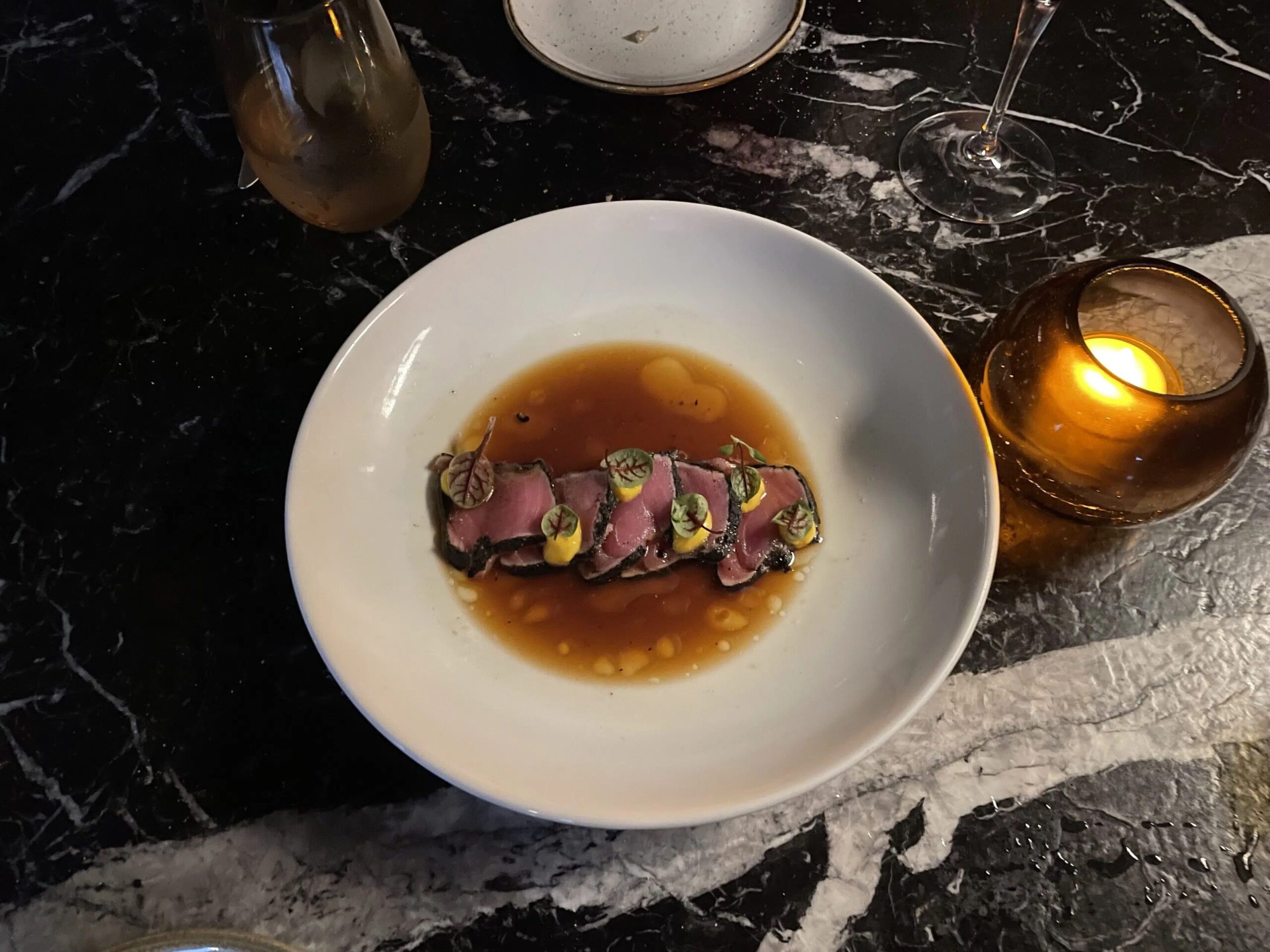 appetizers at a hotel restaurant