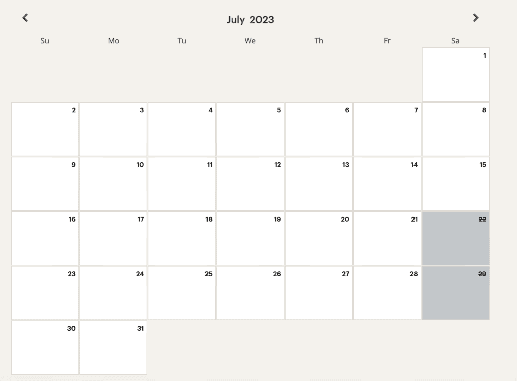 Interconinental Rome July availability