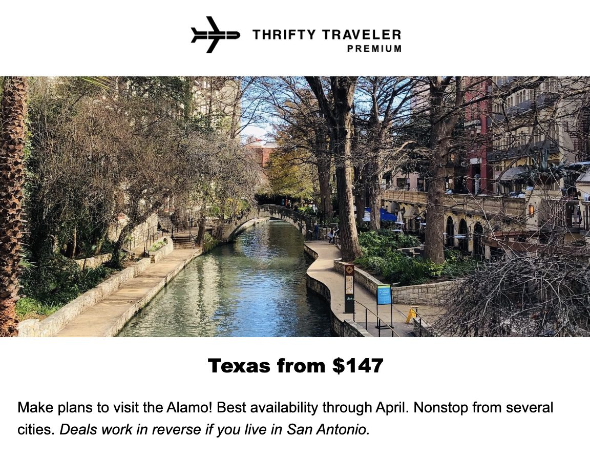 San Antonio flight deal