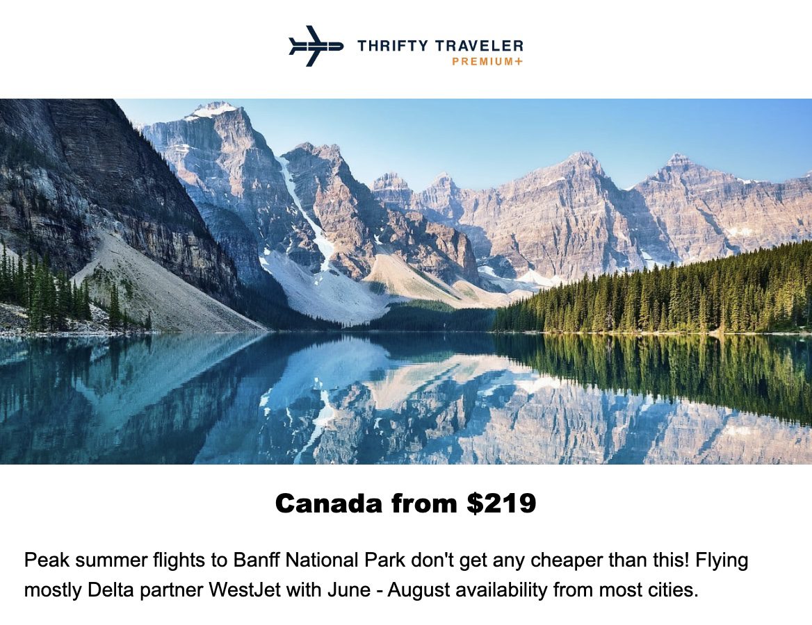 Calgary flight deal
