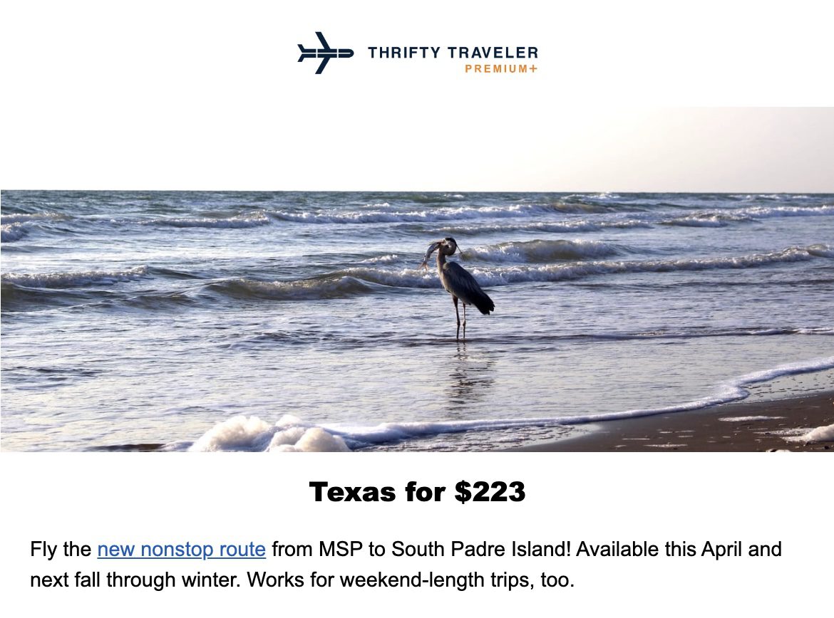 South Padre Island, Texas flight deal