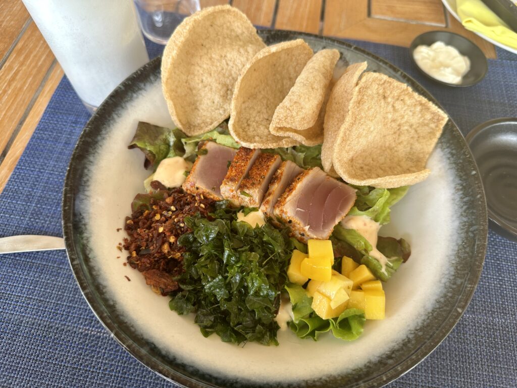 Velaa Bar + Grill tuna crisps