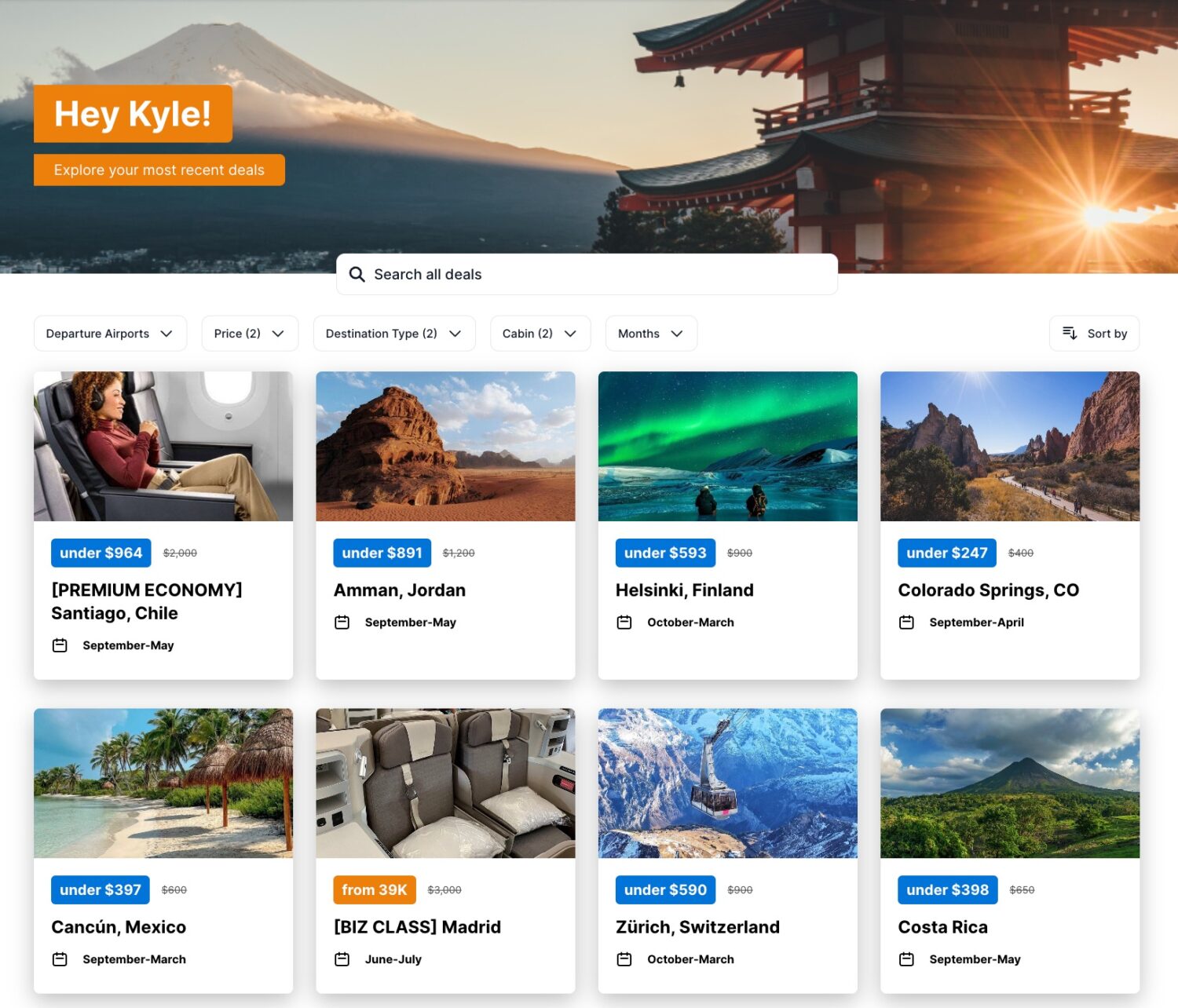 thrifty traveler premium deals