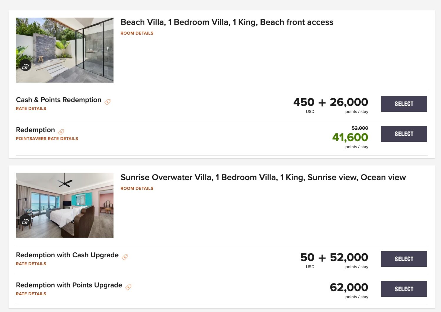 le meridien room types