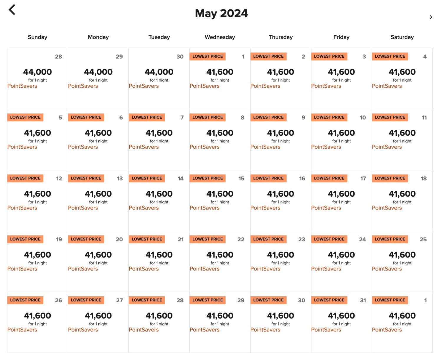 le meridien availability