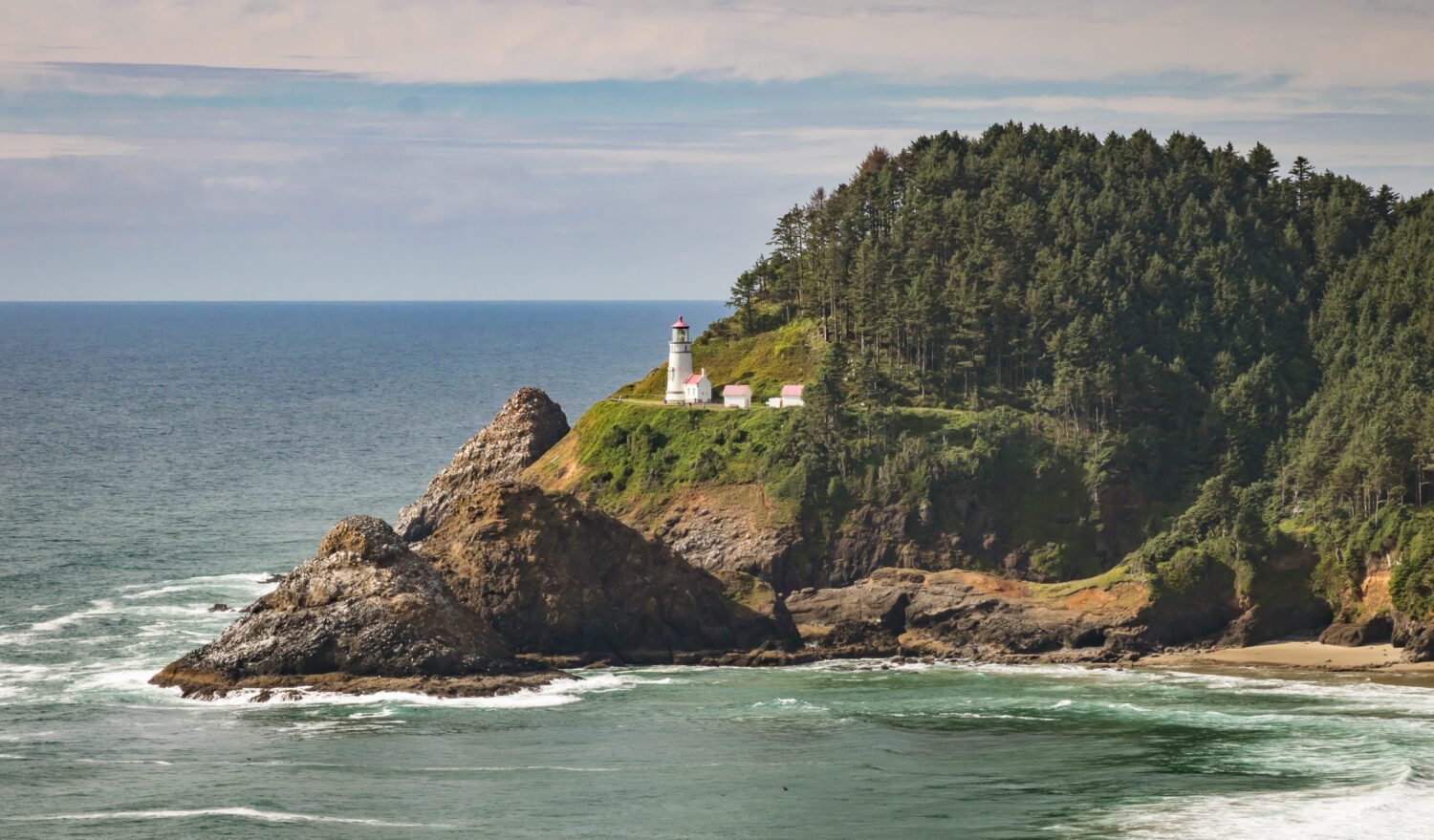 Heceta Head Lighthouse in Oregon. 