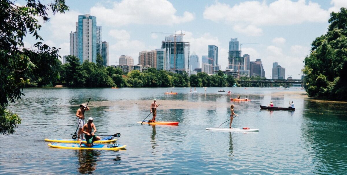 Austin, Texas paddleboarding