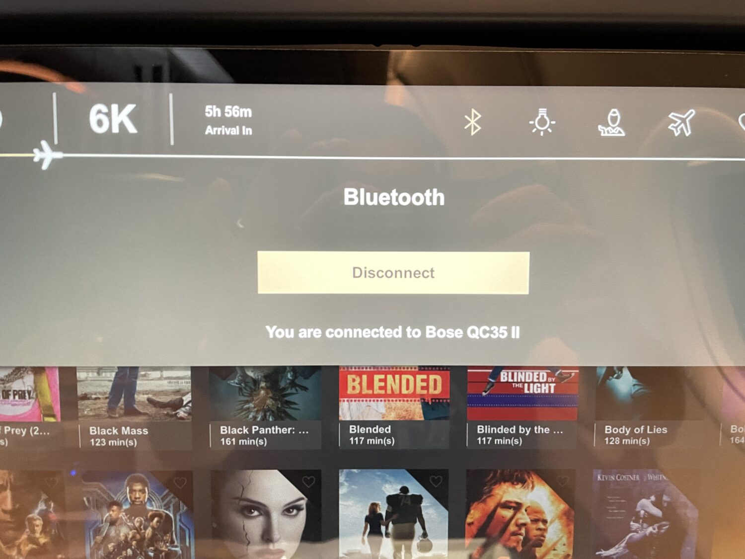 bluetooth connections on condor airlines