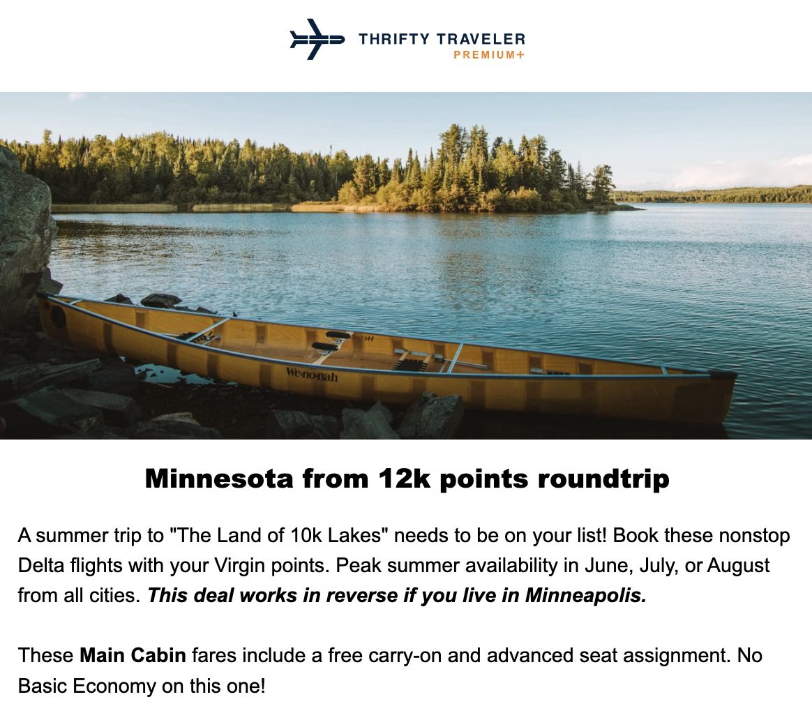 Minneapolis flight deal