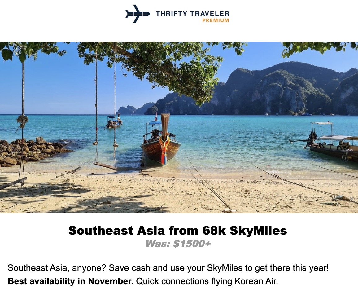 SE Asia SkyMiles