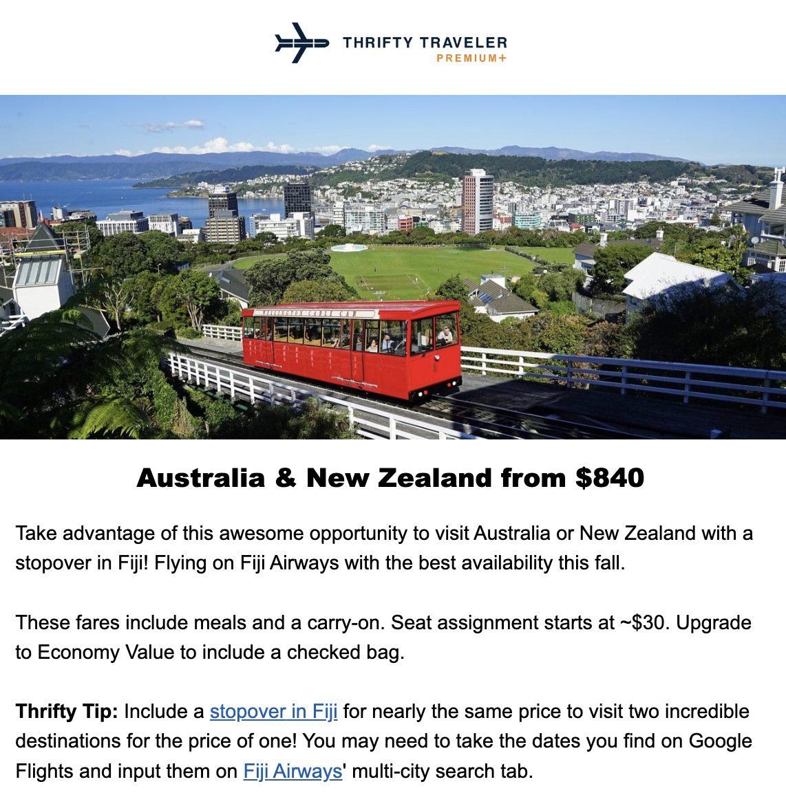 Australia and Fiji New Zealand