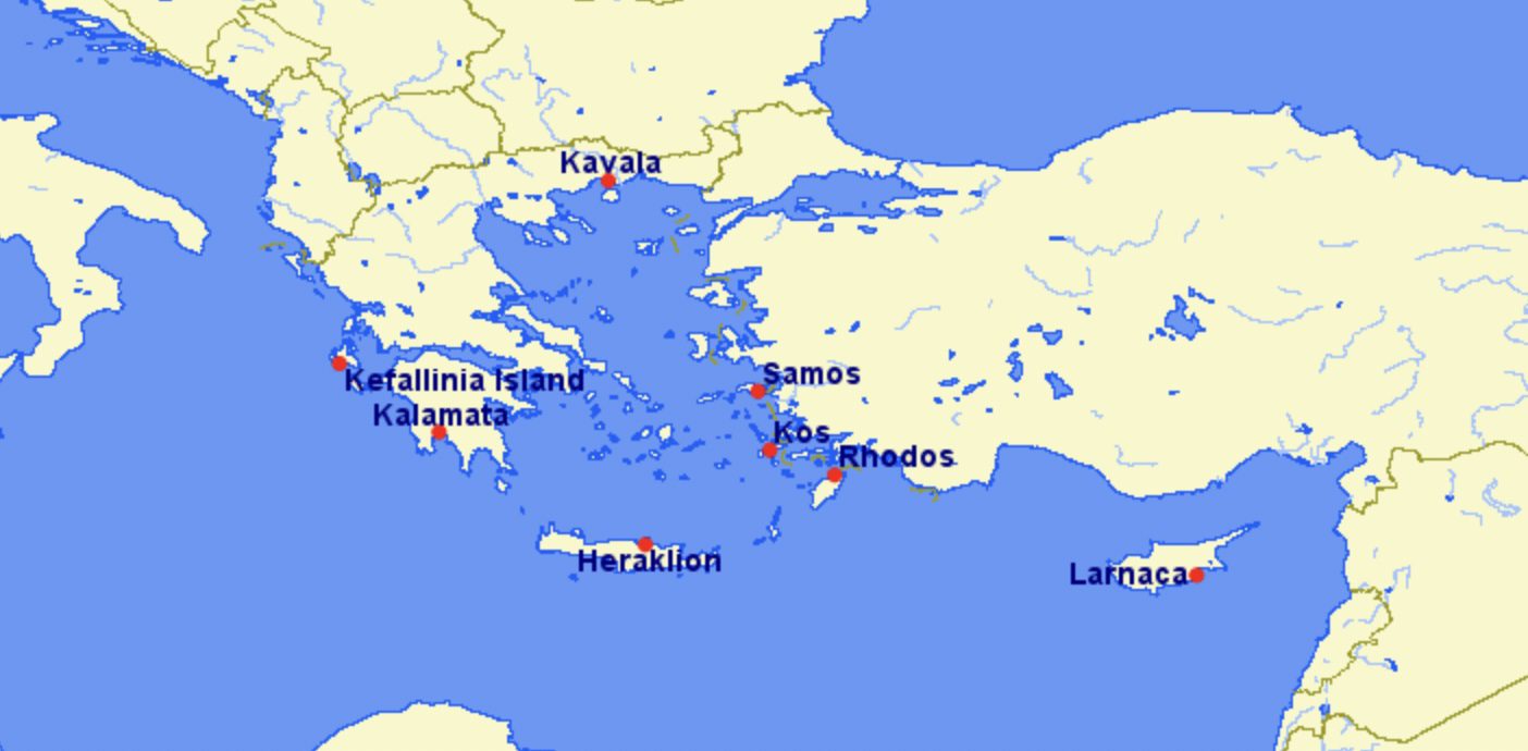 Greek Island region Condor