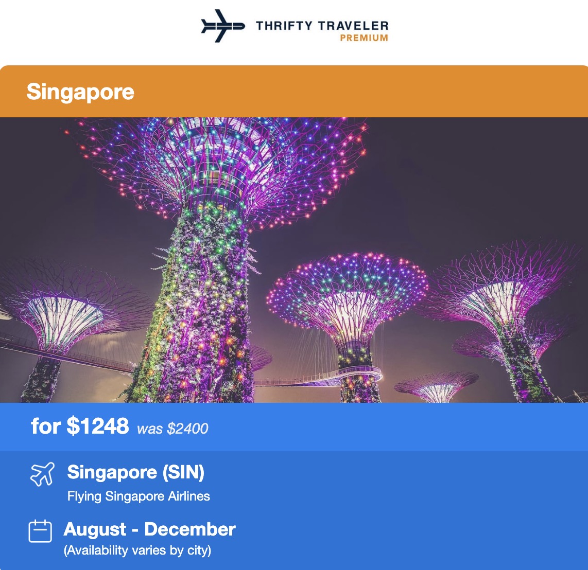 Singapore Airlines premium economy