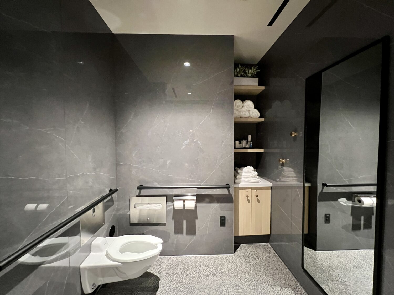 chase sapphire lounge boston shower suite