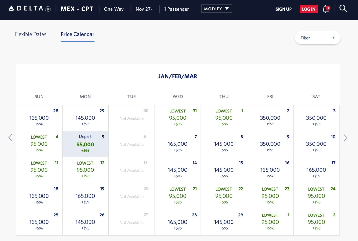 mexico city to cape town