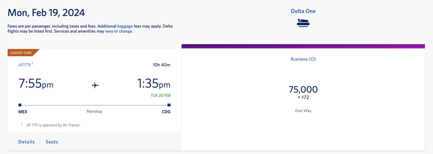 mexico city to paris