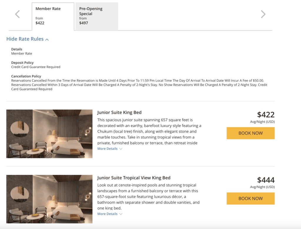 secrets tulum booking through Hyatt