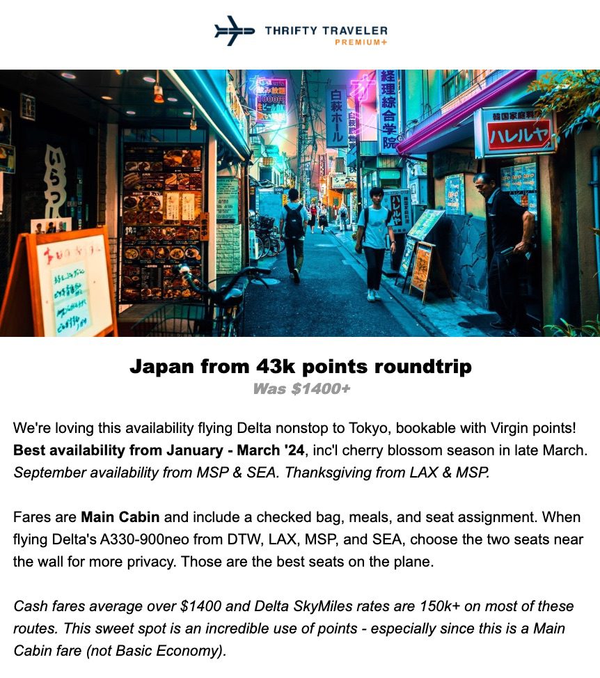 tokyo premium deal