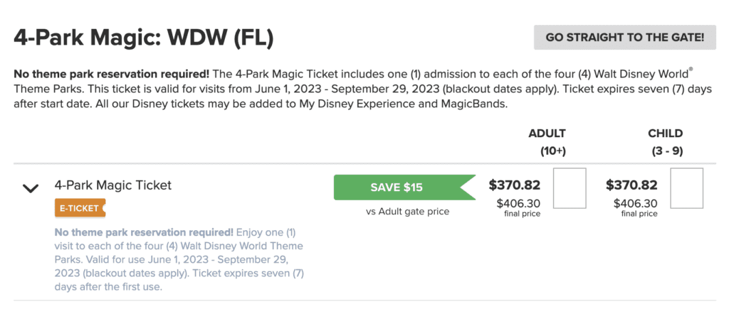 undercover tourist disney tickets