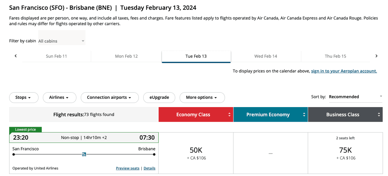 united polaris to australia deal