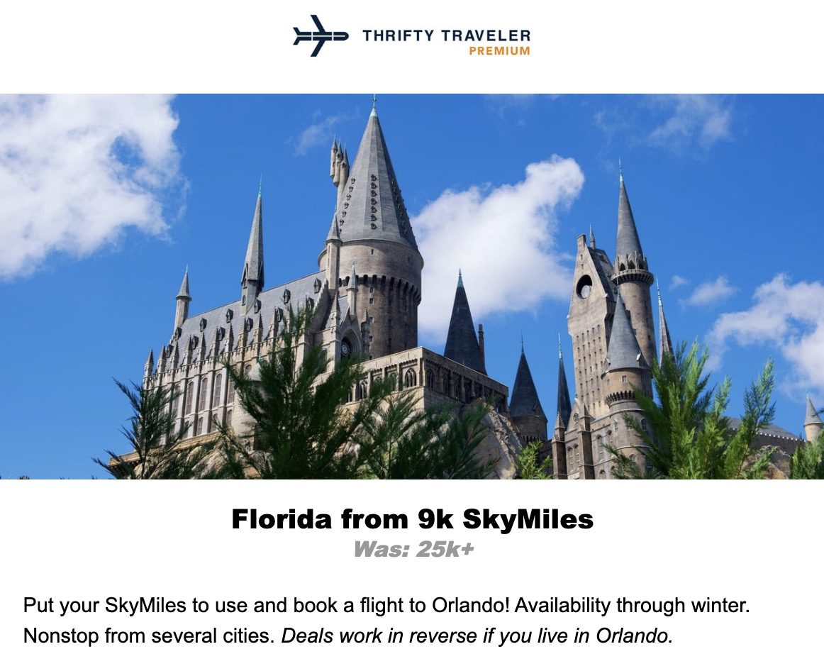Orlando flight deal