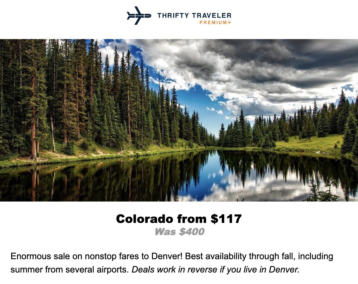 Denver flight deal