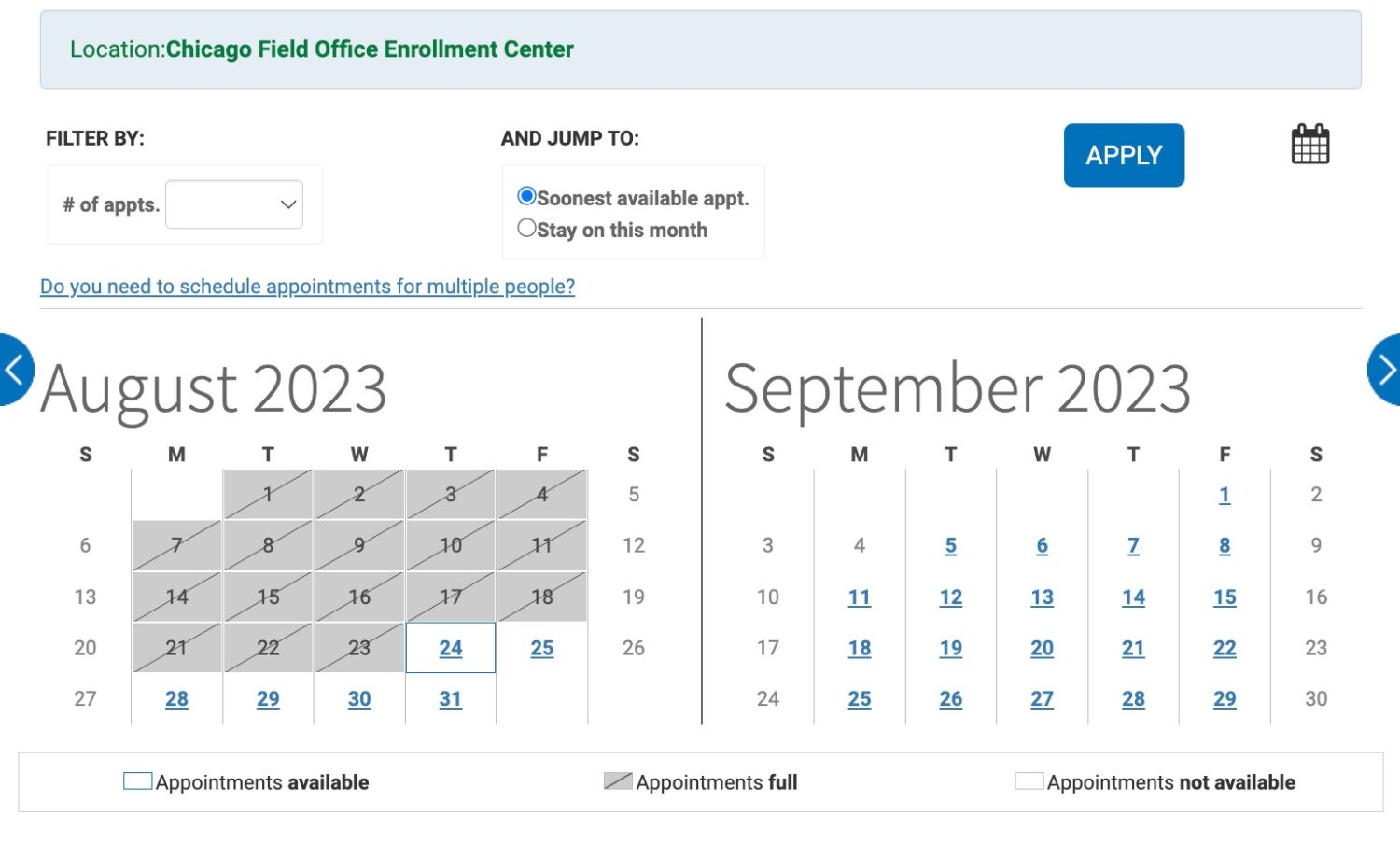chicago downtown global entry
