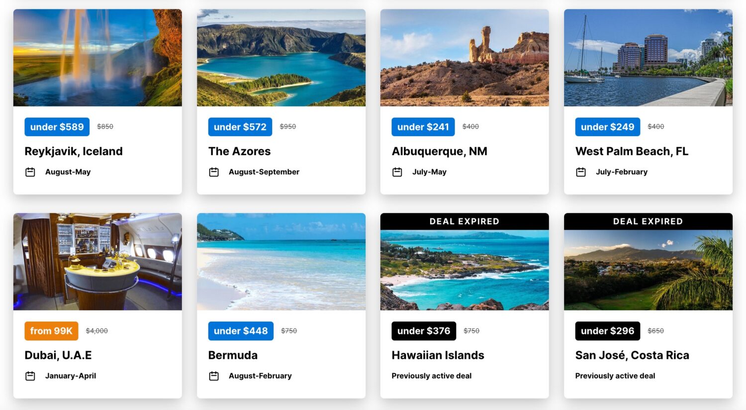 thrifty traveler premium deals