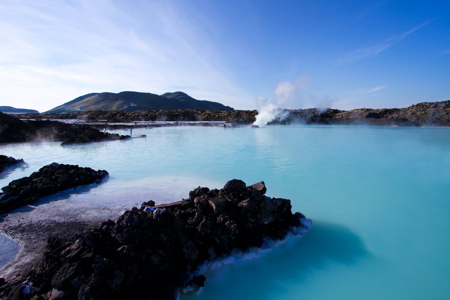 Blue Lagoon thermal pool in Iceland