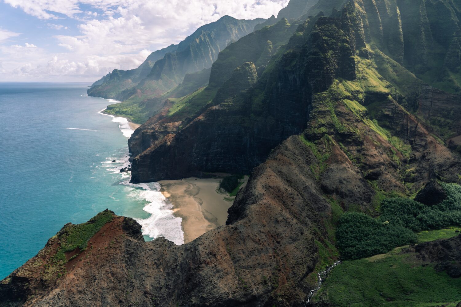 Napali Coast in Kauai, Hawaii