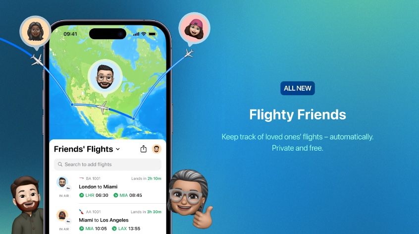 Flighty Pro App Flighty Friends Feature