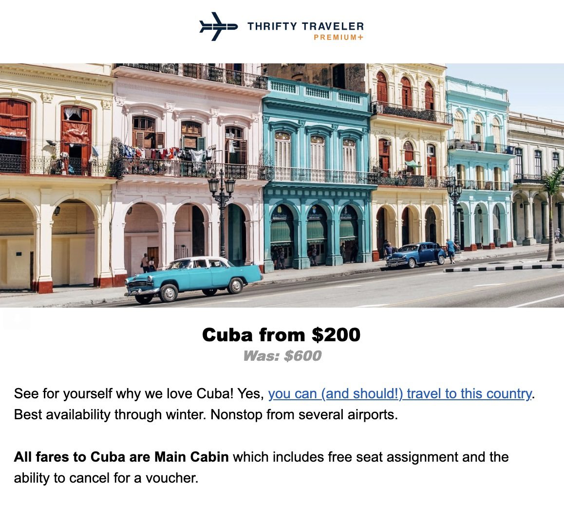 Havana, Cuba flight deal