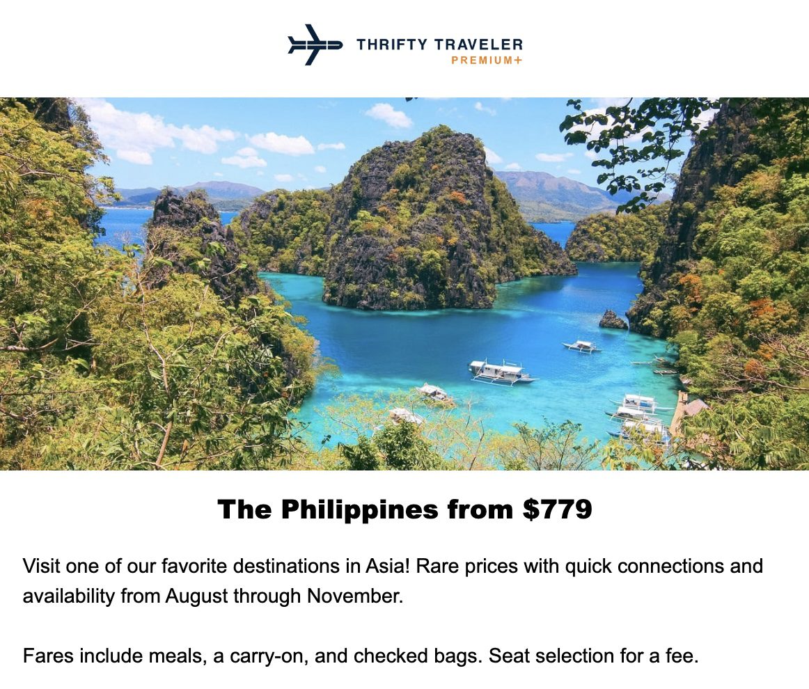 Phillipines flight deal