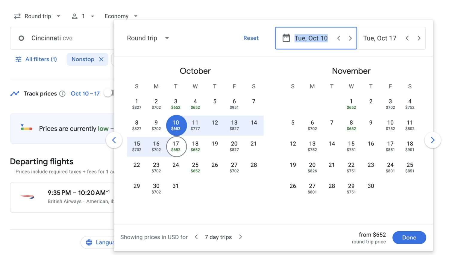 Nonstop flight from CVG to LHR Google Flights