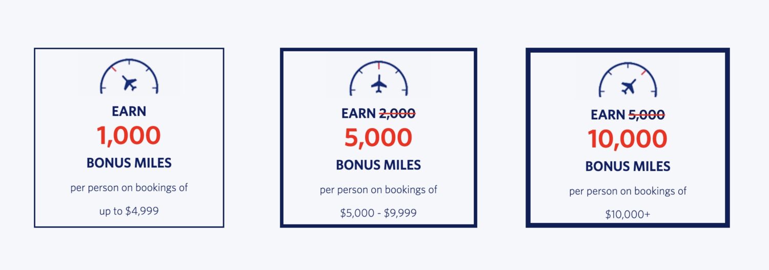 Delta Vacations SkyMiles earnings